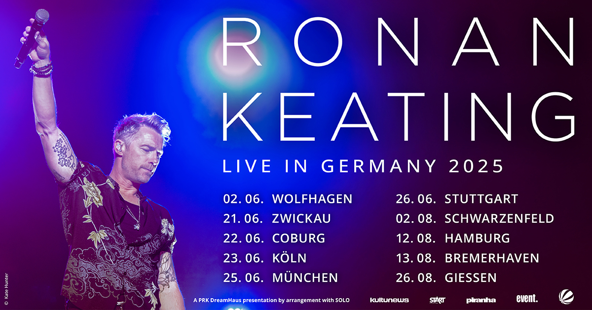 Illustration für die Konzerte von Ronan Keating