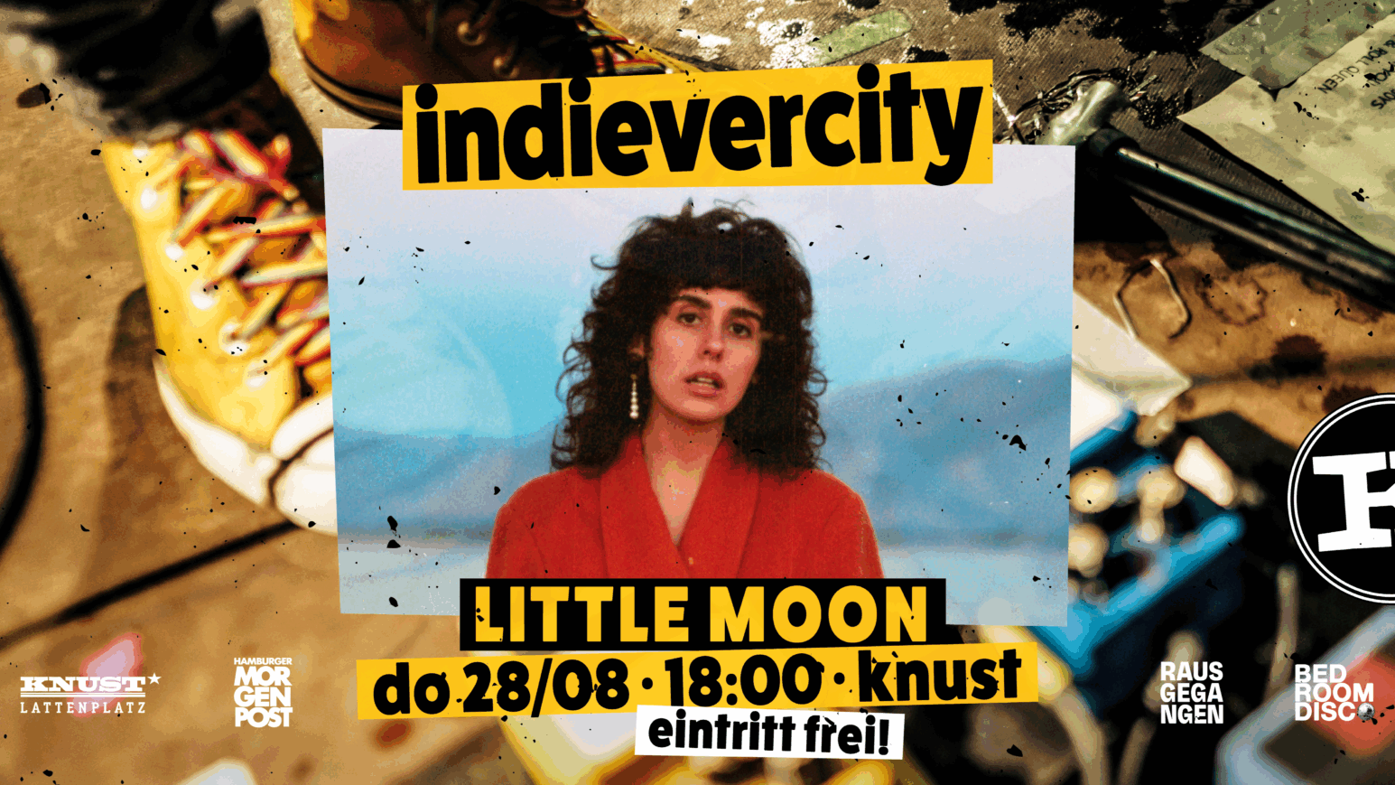 Illustration für indievercity mit Little Moon in der Mitte