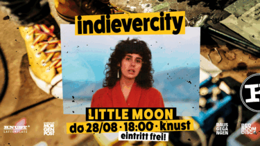 Illustration für indievercity mit Little Moon in der Mitte