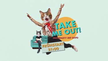 Illustration mit zwei Katzen zu Take Me Out