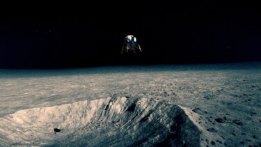 Ausschnit aus “Apollo-Missionen zum Mond” im Planetarium