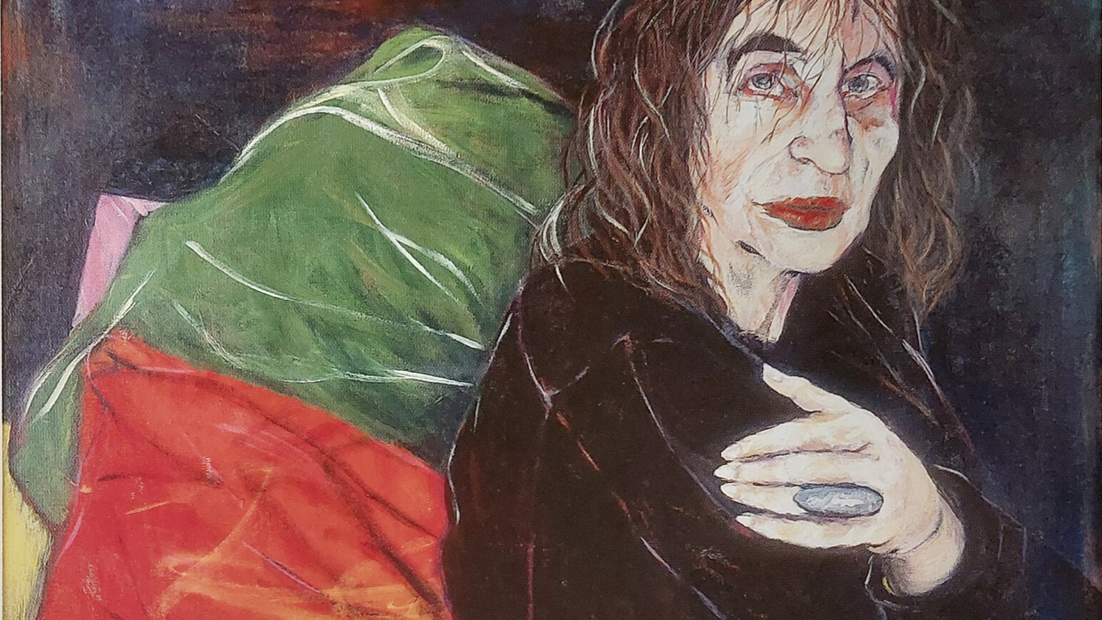 Gezeichnetes Bild von Peggy Parnass
