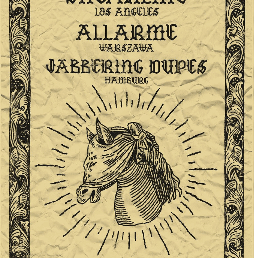 Flyer für das Konzert im Gängeviertel am 02. September