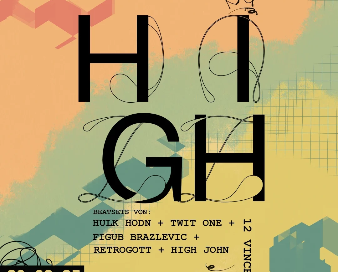 Veranstaltungsflyer für das HIGH JAZZ BEATMAKER SPECIAL