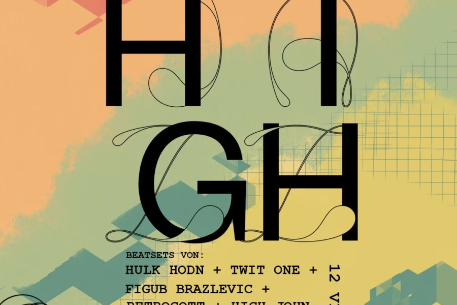 Veranstaltungsflyer für das HIGH JAZZ BEATMAKER SPECIAL