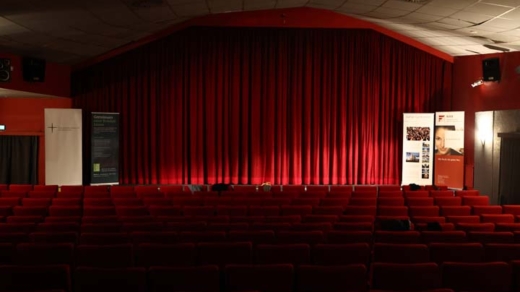 Der Kinosaal der Langen Nacht des Menschenrechts-Films 2023 im Abaton Kino