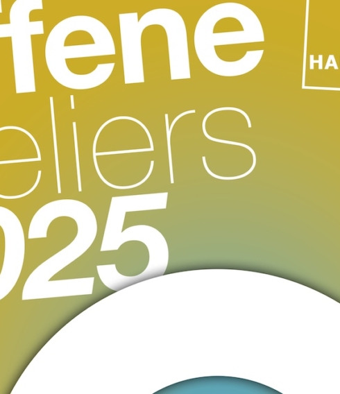 Veranstaltungsplakat mit Aufschrift "Offene Ateliers 2025"