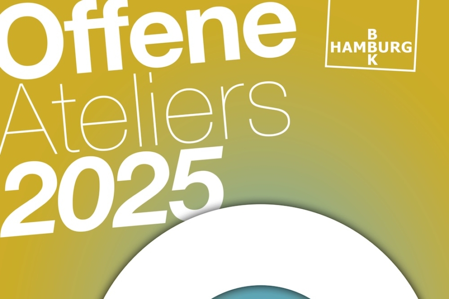 Veranstaltungsplakat mit Aufschrift "Offene Ateliers 2025"