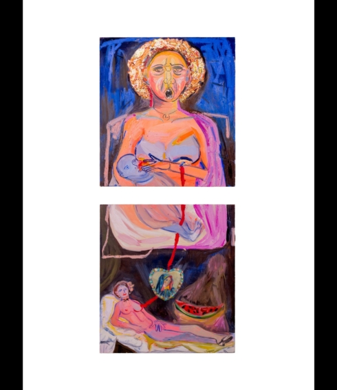 Penny Monogious Werk Still(Leben) ist bei der gleichnamigen Ausstellung in der Galerie Gemüse zu sehen. Zuvor empfiehlt sich ein Besuch der Podiumsdiskussion Kunst und Care am 20. September