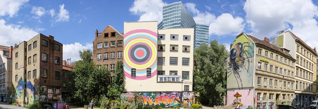 Die Fabrique im Gängeviertel ist einer der Hauptveranstaltungsorte des United Against Fascism Festivals