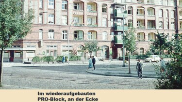 Der ehemalige Dorfplatz an der U-Bahnstation Dehnhaide