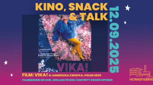 Illustration der Veranstaltung Kino, Snack & Talk