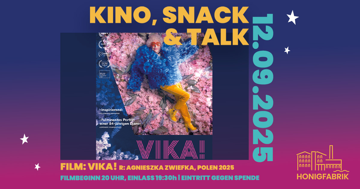 Illustration der Veranstaltung Kino, Snack & Talk