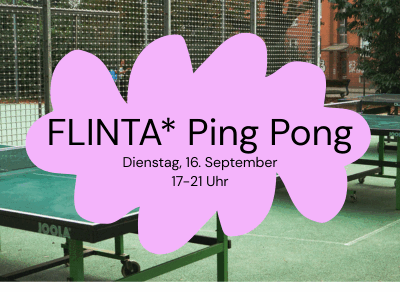 Illustration Flinta* Ping Pong