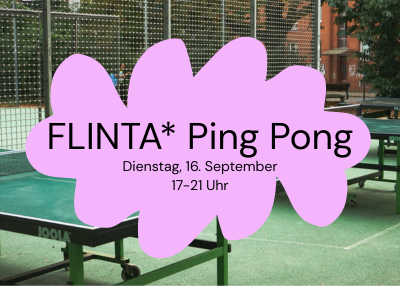Illustration Flinta* Ping Pong