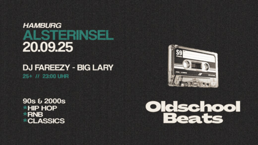 Illustration Oldschool Beats at Alsterinsel