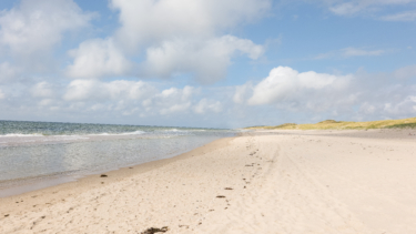Der breite Sandstrand auf Sylt ist einfach bilderbuchhaft
