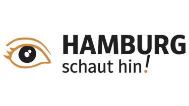 Das Logo der Veranstaltung „Hamburg schaut hin!“ 
