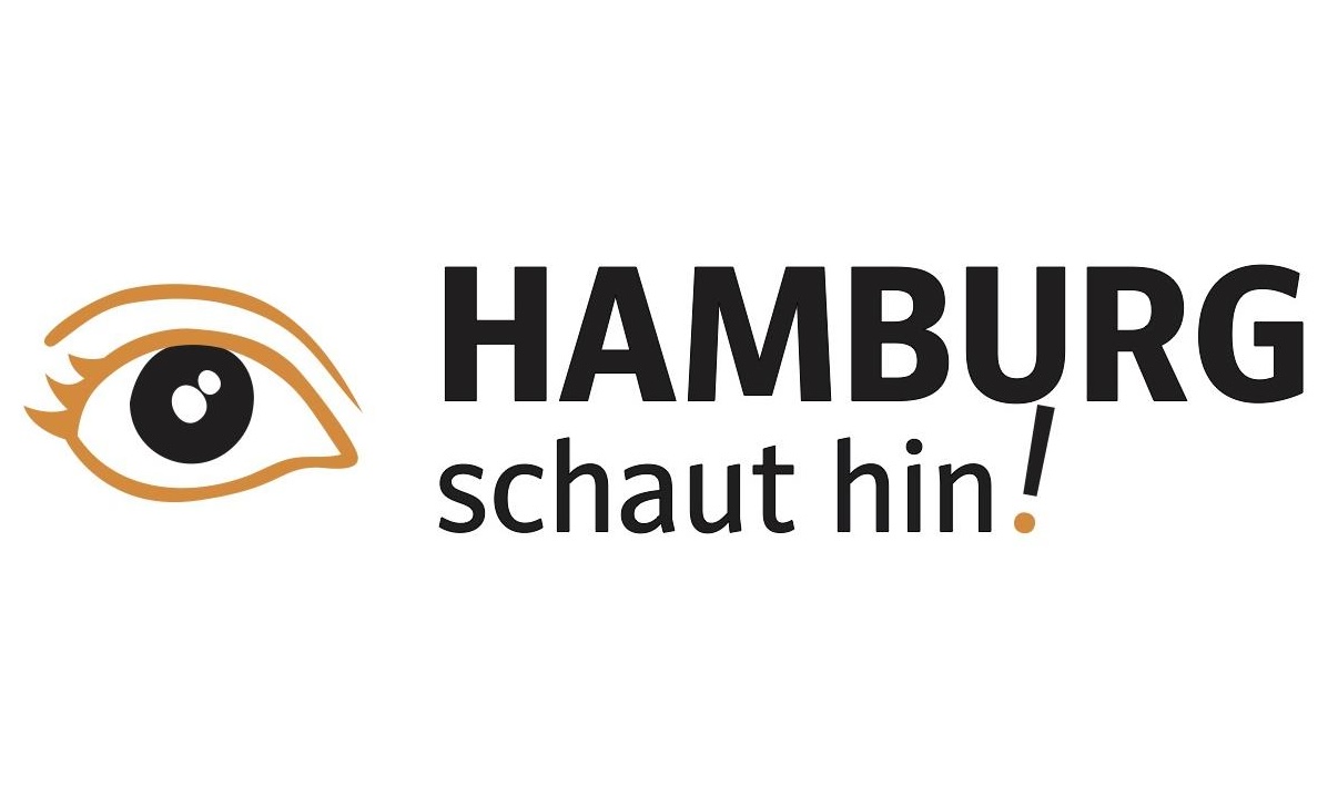 Das Logo der Veranstaltung „Hamburg schaut hin!“