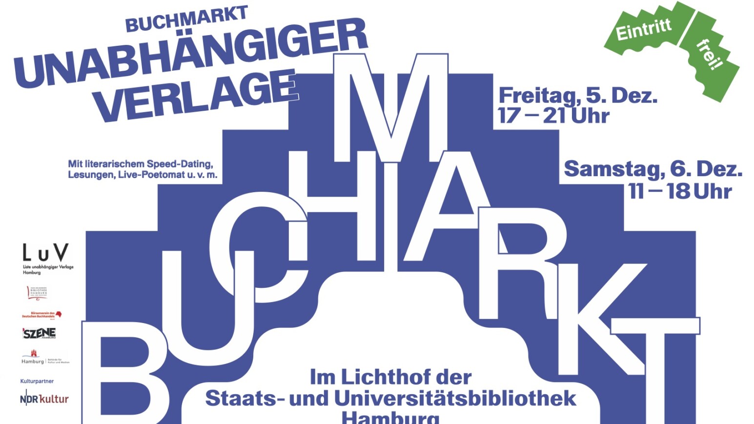 Eine Illustration zum Buchmarkt