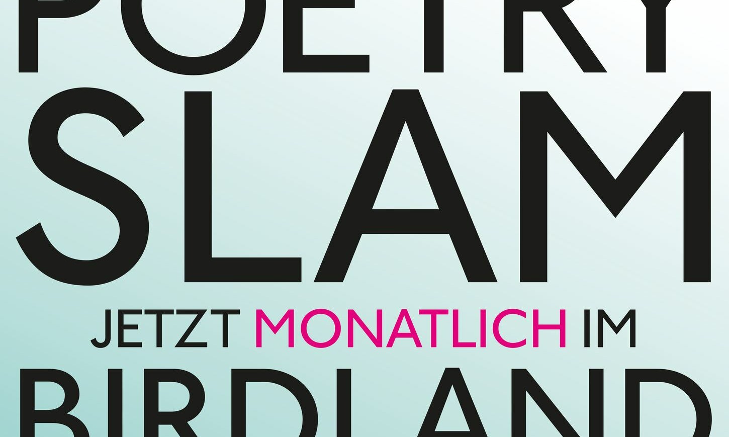Illustration zum Club Poetry Slam im Birdland