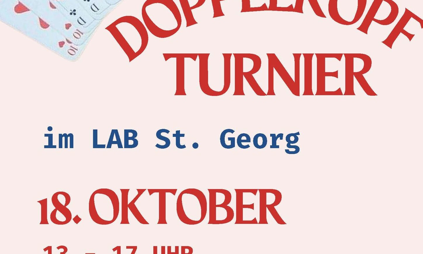 Illustration zum Doppelkopf Tunier