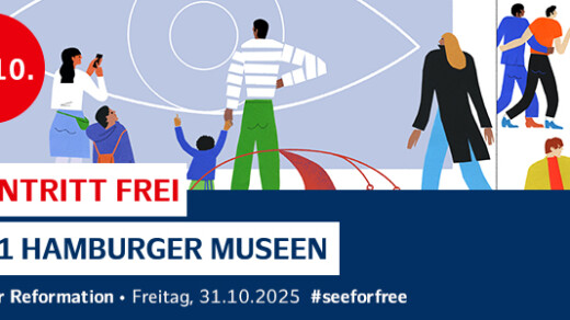 Illustration zum Tag #seeforfree Eintritt frei in 51 Hamburger Museen