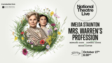 Illustration für die Theatervorstellung "Mrs. Warren's Profession"