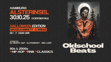 Illustration für die Oldschool Beat-Veranstaltung