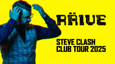 Illustration vom Steve Clash mit RÄIVE