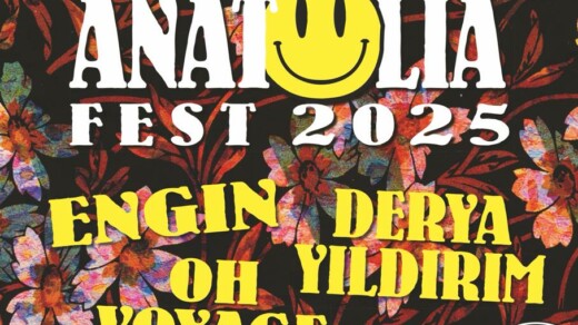 Veranstaltungsplakat für das ACID ANATOLIA FEST 2025 im Knust