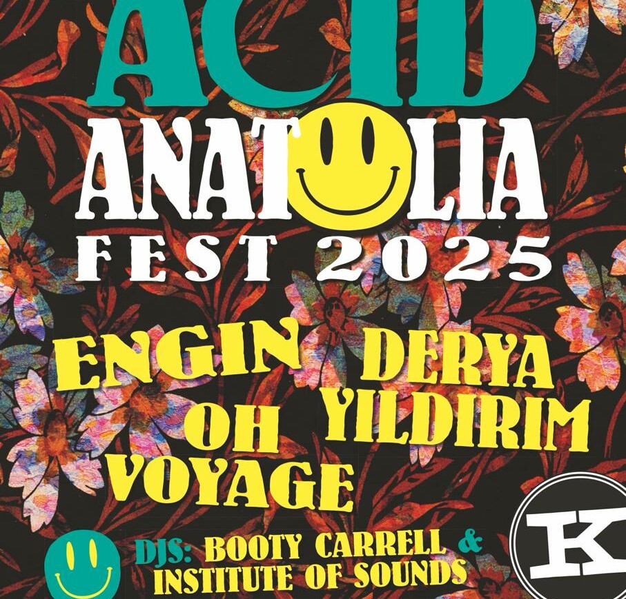 Veranstaltungsplakat für das ACID ANATOLIA FEST 2025 im Knust