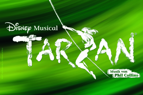 Mittlerweile überall in Hamburg zu sehen: das Logo zum Musical „Tarzan“
