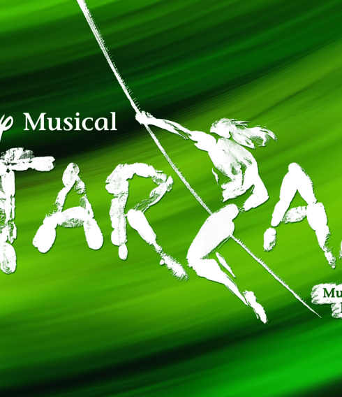 Mittlerweile überall in Hamburg zu sehen: das Logo zum Musical „Tarzan“