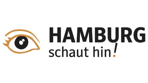 Das Logo der Veranstaltung „Hamburg schaut hin!“ 