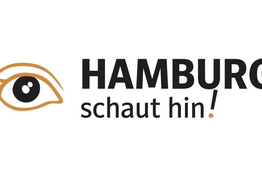 Das Logo der Veranstaltung „Hamburg schaut hin!“ 