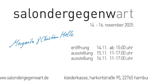 Feiert ab dem 14. Novemeber 2025 sein 15. Jubiläum: Salondergegenwart