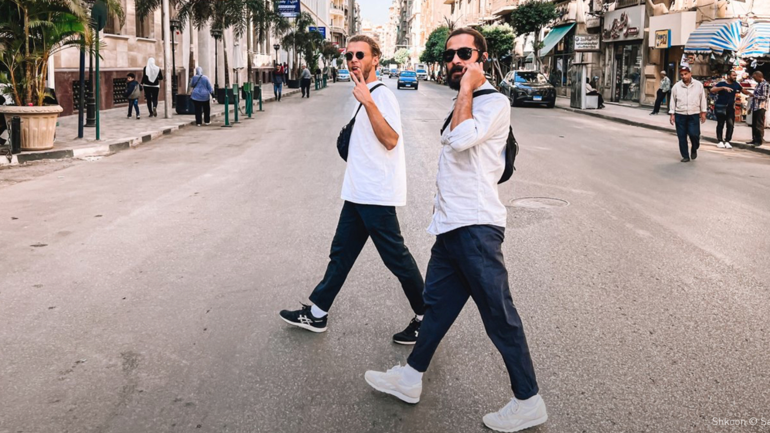 Das Musik-Duo Shkoon