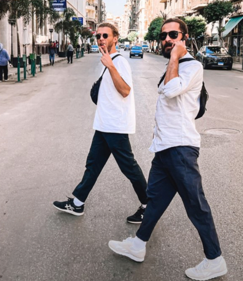 Das Musik-Duo Shkoon