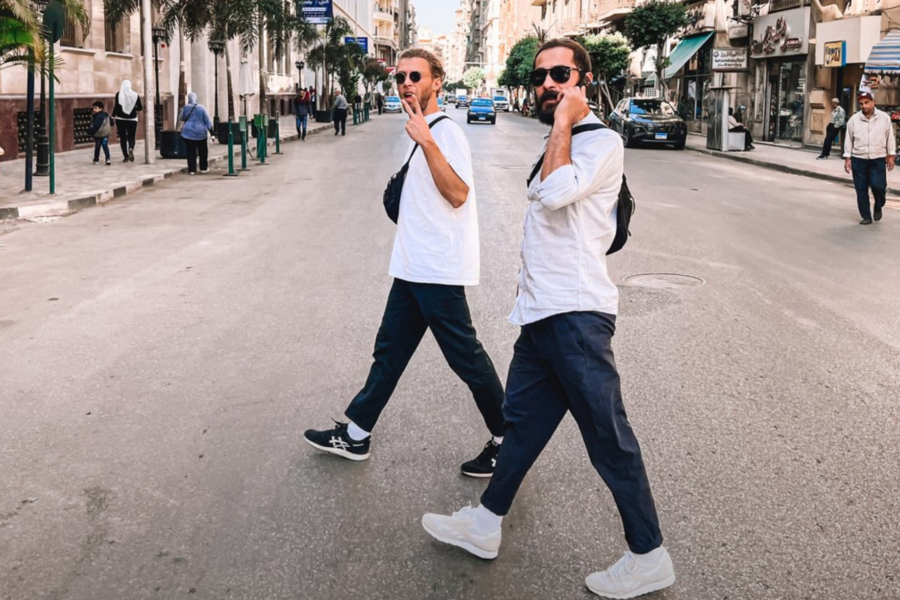 Das Musik-Duo Shkoon