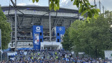 Immer ordentlich Andrang: HSV-Fans kurz vor einem Heimspiel