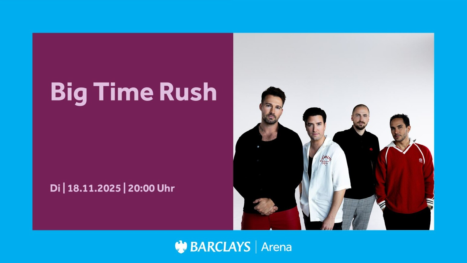 Big Time Rush in der Barclays Arena