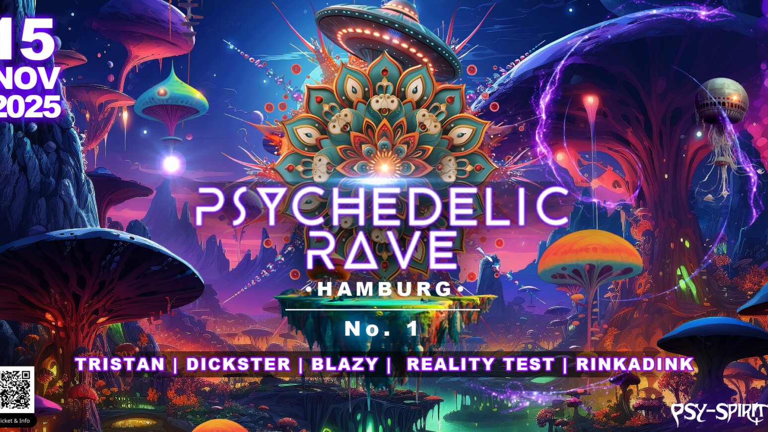Illustration zu Psychedelic Rave No 1 im DOCKS