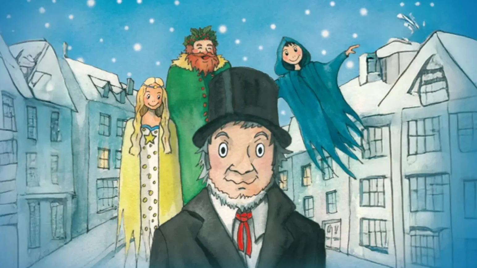 Illustration zu Eine Weihnachtsgeschichte nach Charles Dickens