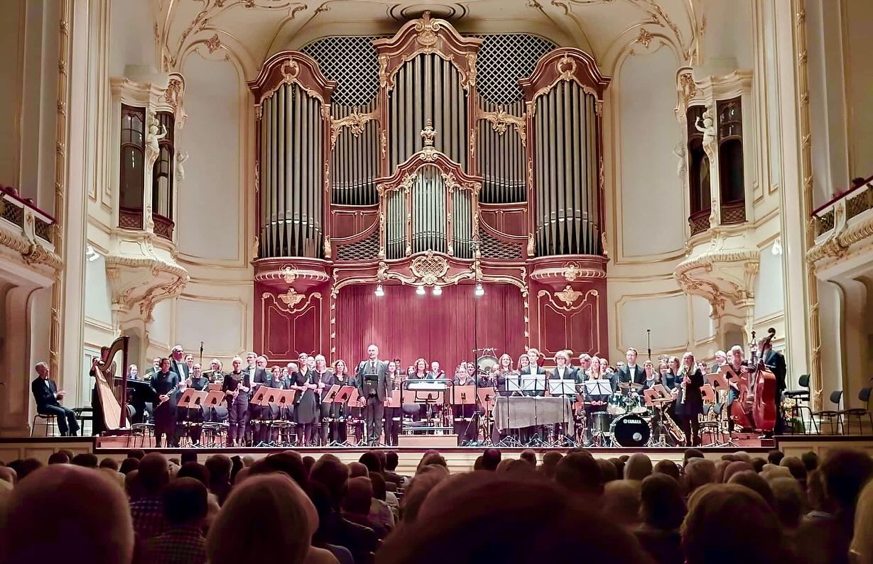 Orchester in der Laeiszhalle