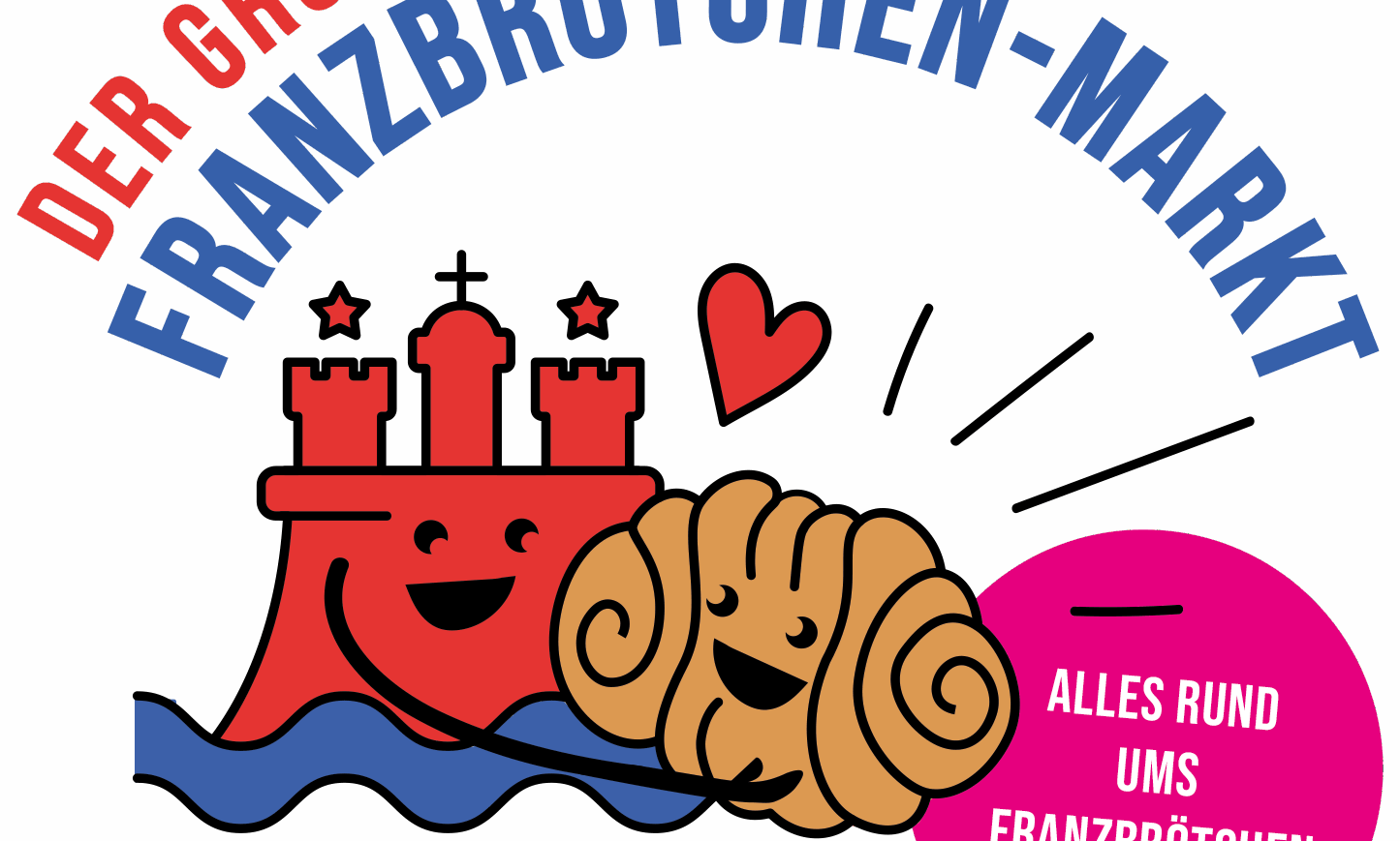 Illustration zum Franzbrötchentag in der PERLE