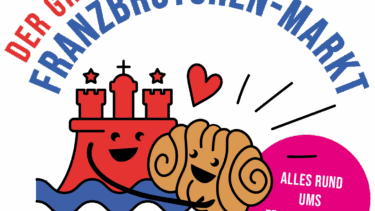 Illustration zum Franzbrötchentag in der PERLE