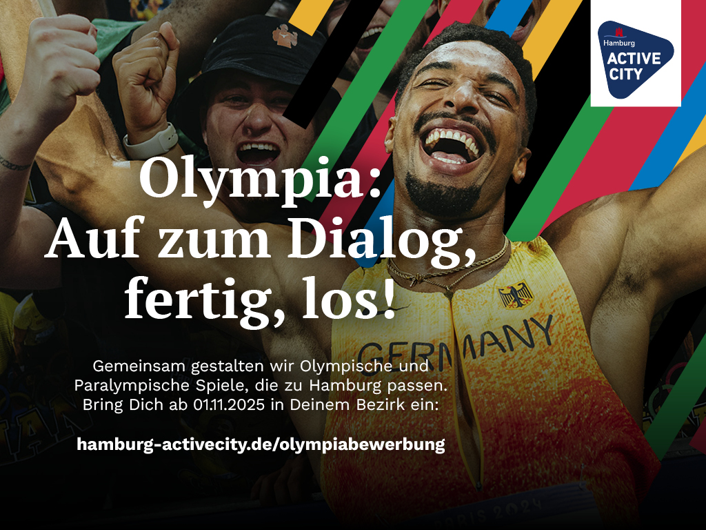 Alle Bürgerinnen und Bürger sind am 1. November eingeladen, am Olympia-Dialog teilzunehmen und mitzudiskutieren