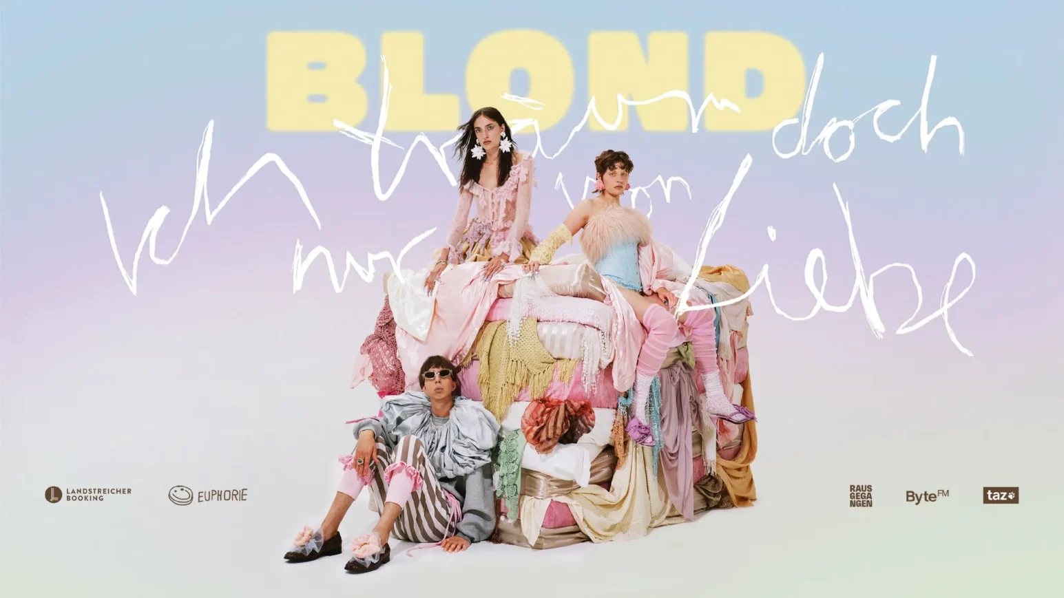 Tourplakat von BLOND Ich träum doch nur von Liebe