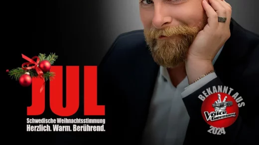 Poster für Schwedische Weihnachtsmusik im Theater Kehrwieder Petter Bjällö